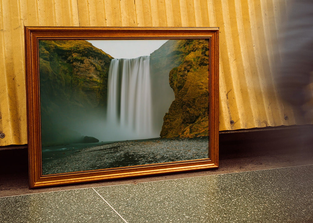 Vodní val Skógafoss