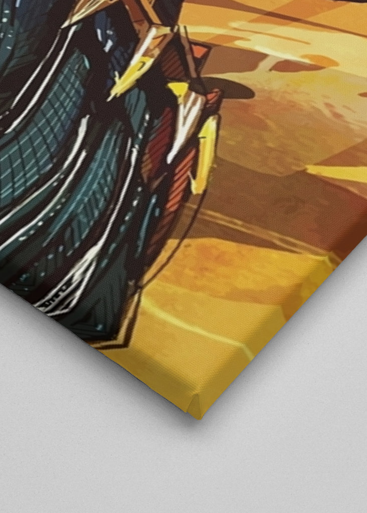 Abstraktes Superhelden-Kunstwerk