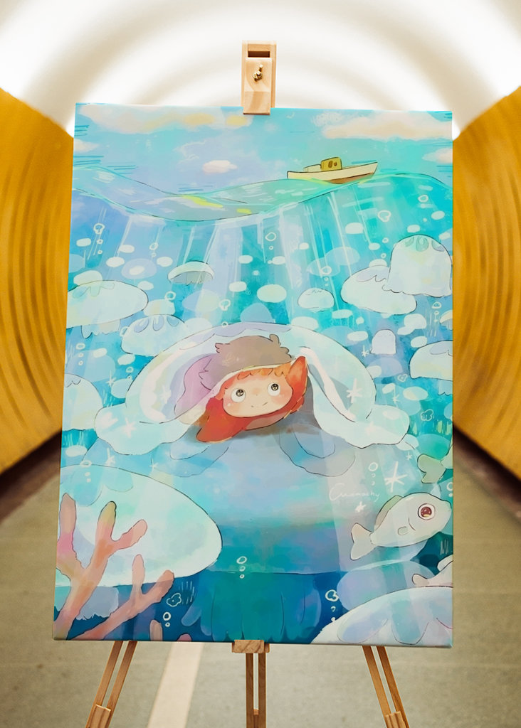 The adventure of little ponyo