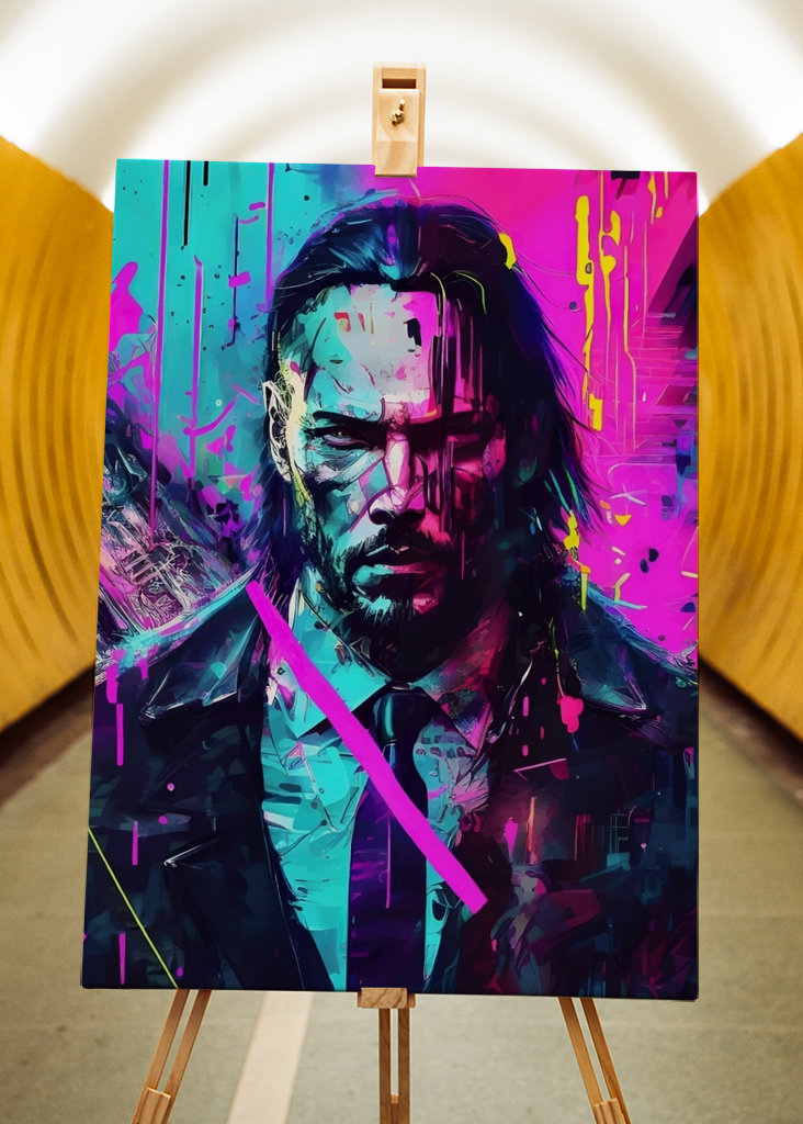Pintura John Wick
