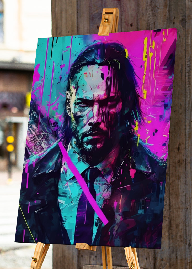 Pintura John Wick