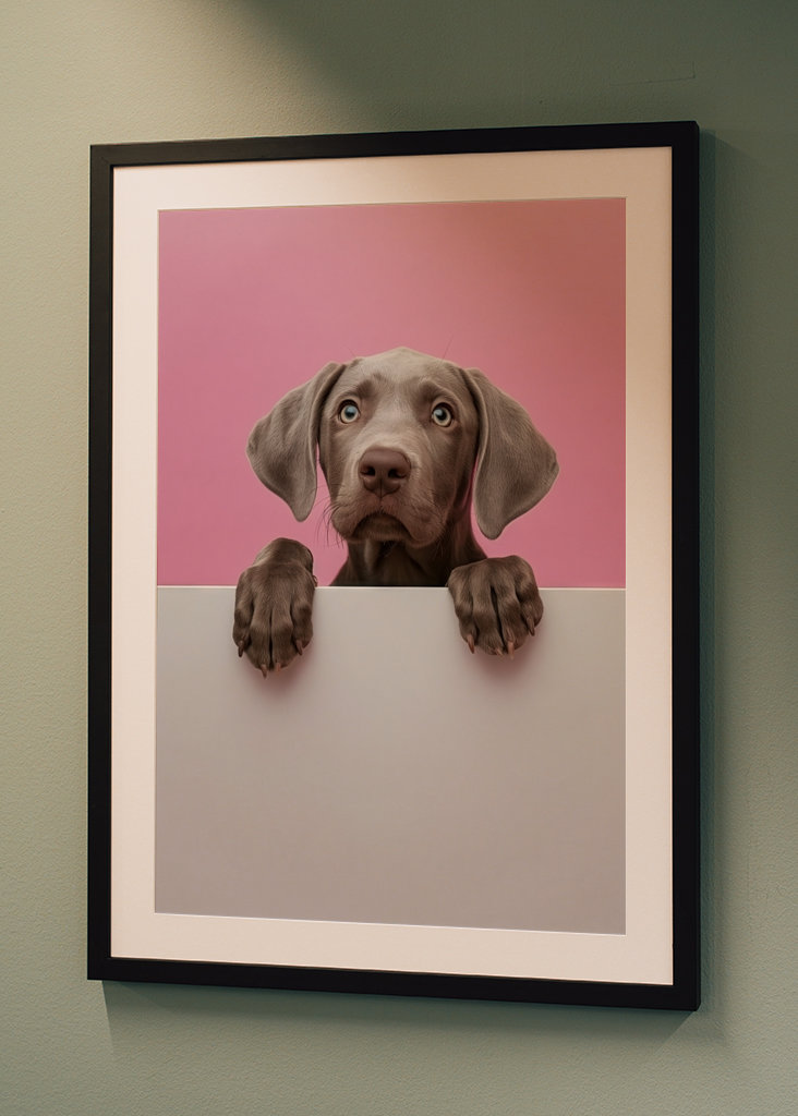 Bébé braque de Weimar