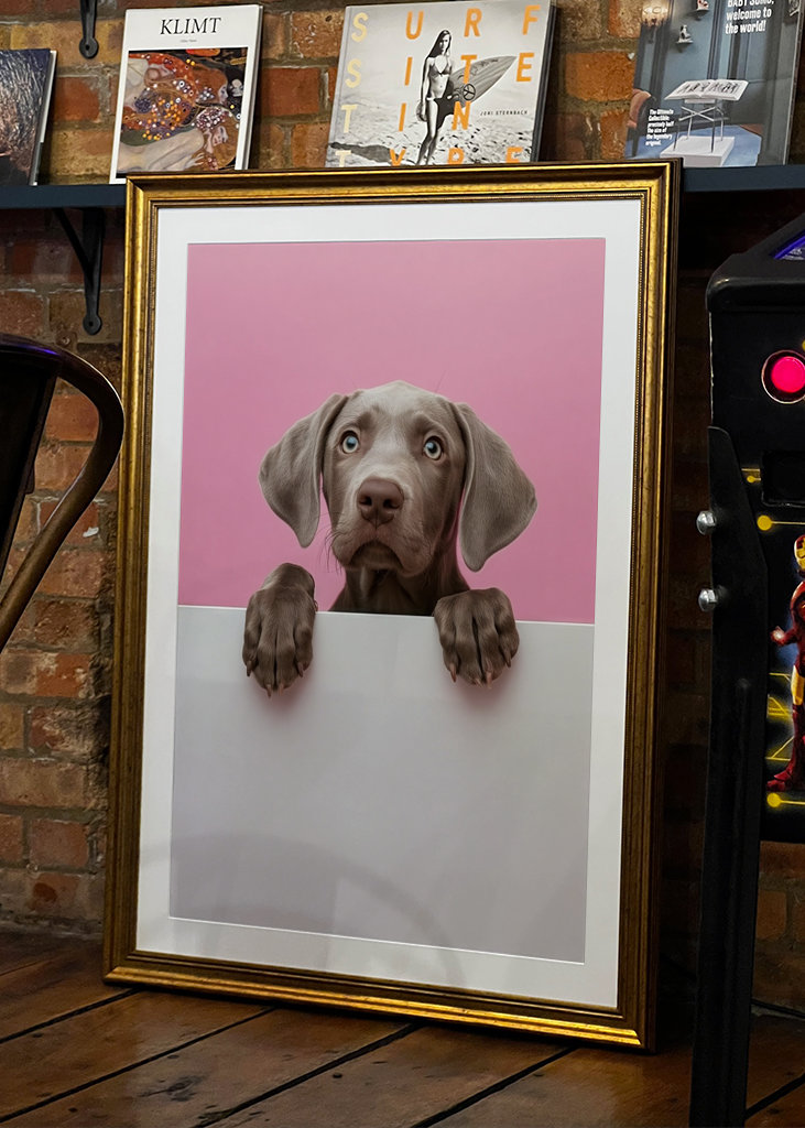 Bébé braque de Weimar