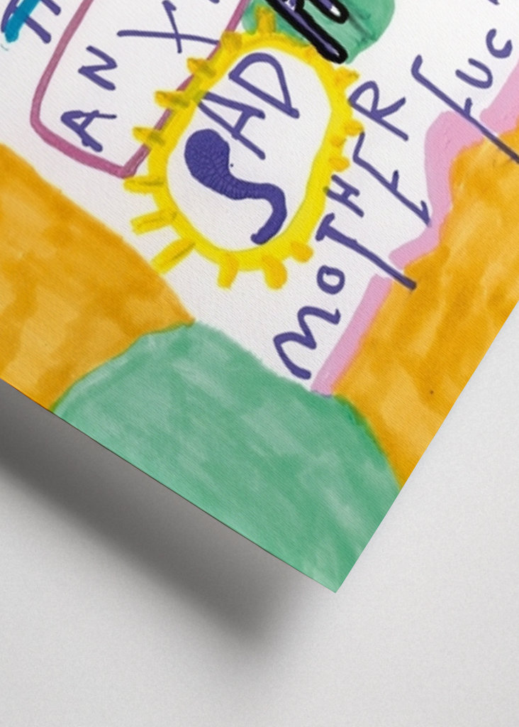 Confus, énervé, triste, heureux