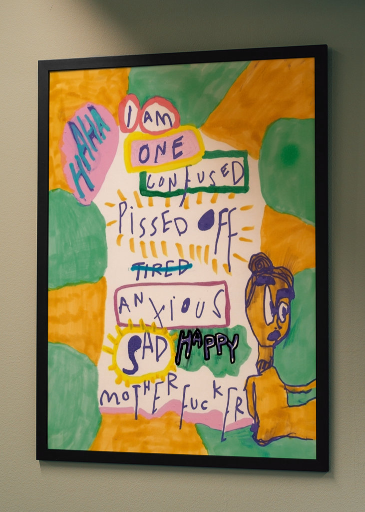 Confus, énervé, triste, heureux