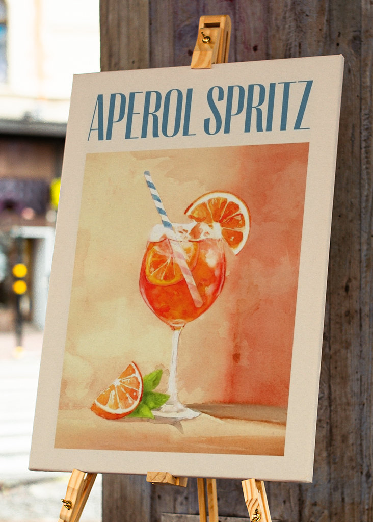 Aperol Spritz Aquarelle
