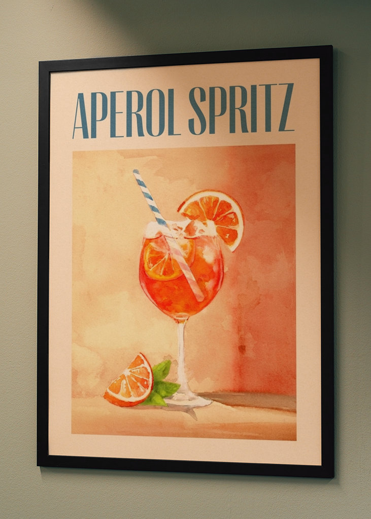 Aperol Spritz Aquarelle