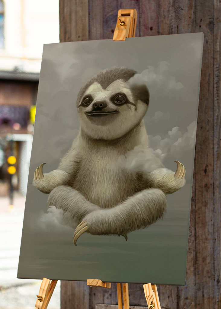 Langsom Loris mediterer