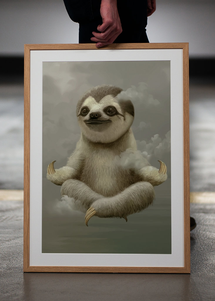 Langsom Loris mediterer