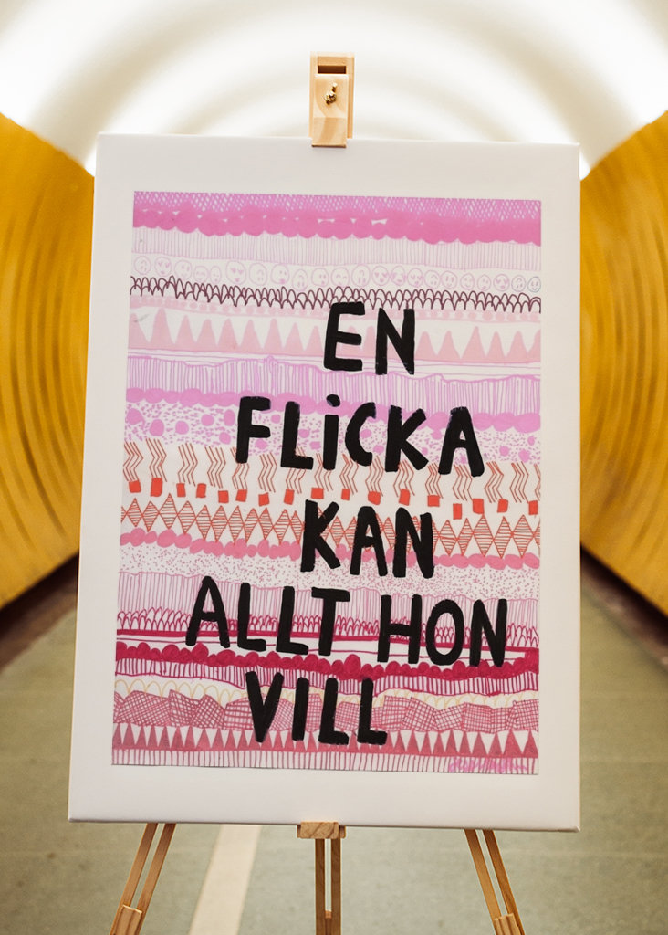 Ein Mädchen kann alles tun, was sie will