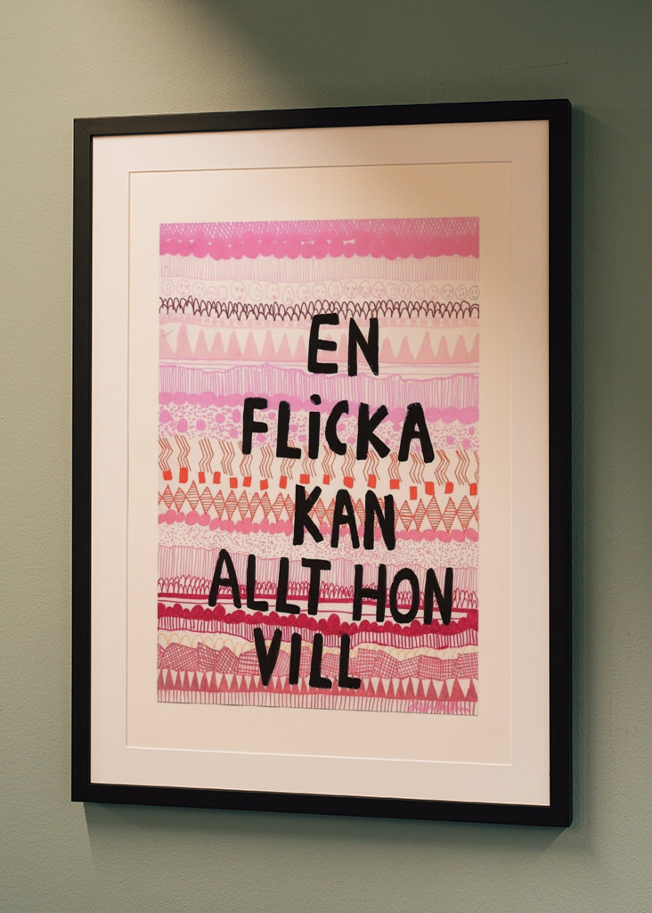 Ein Mädchen kann alles tun, was sie will