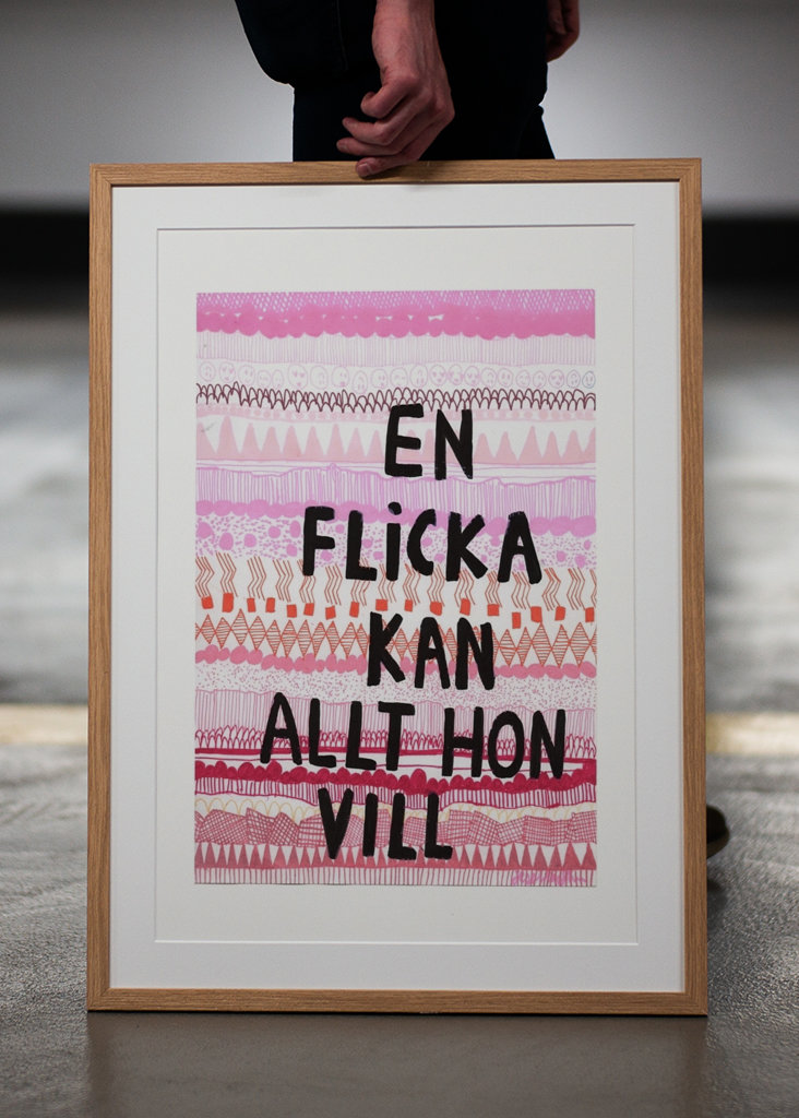 Ein Mädchen kann alles tun, was sie will