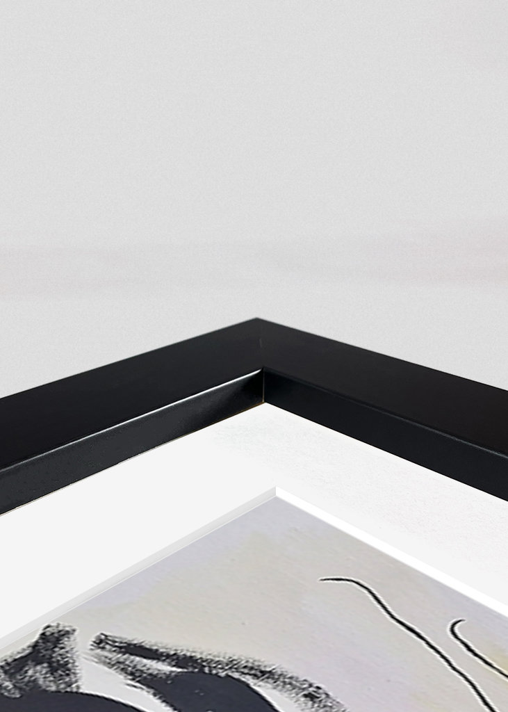 Abstrakt kvindeportræt.