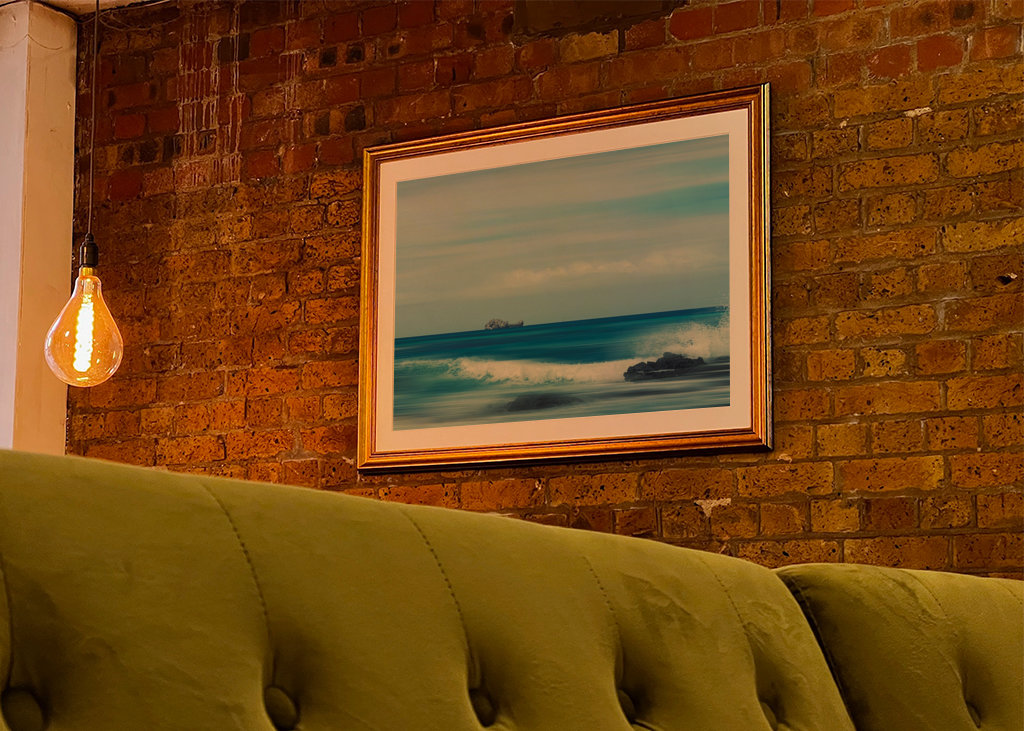 Abstrait Bleu Méditerranée