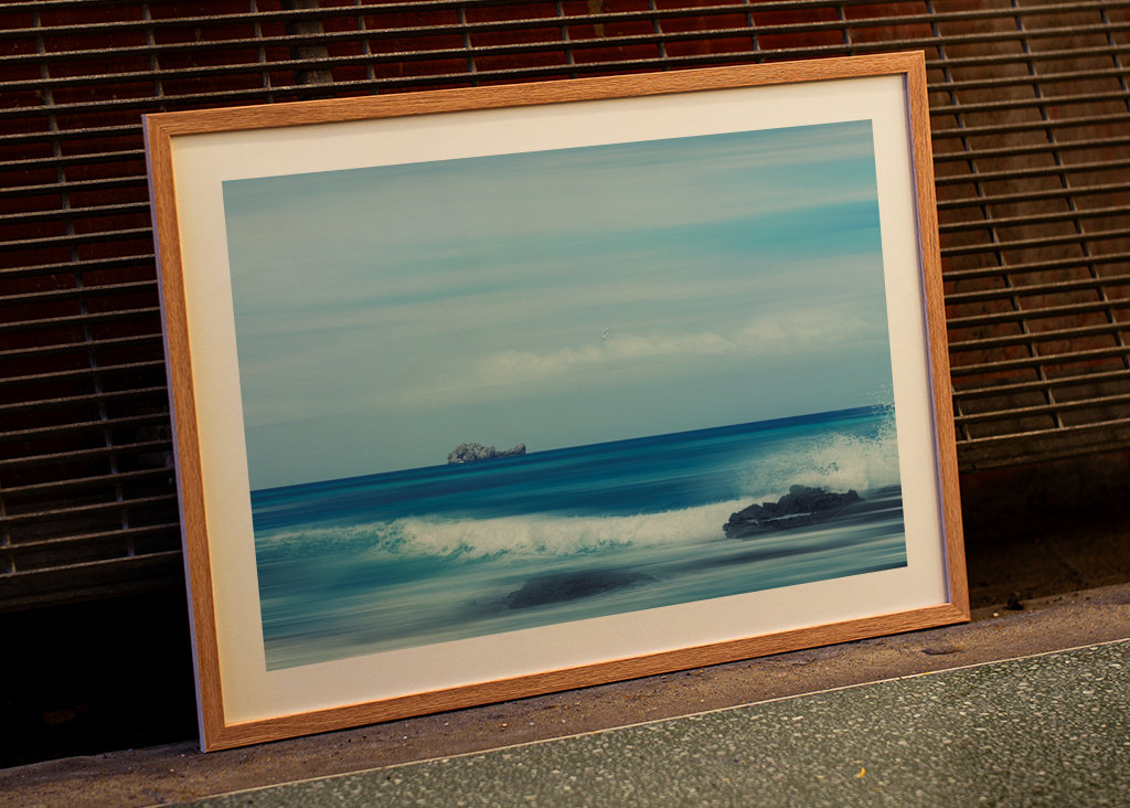 Abstrait Bleu Méditerranée