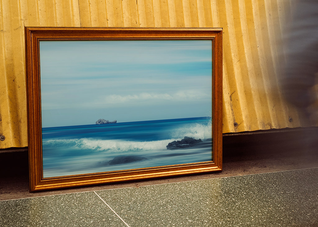 Abstrait Bleu Méditerranée