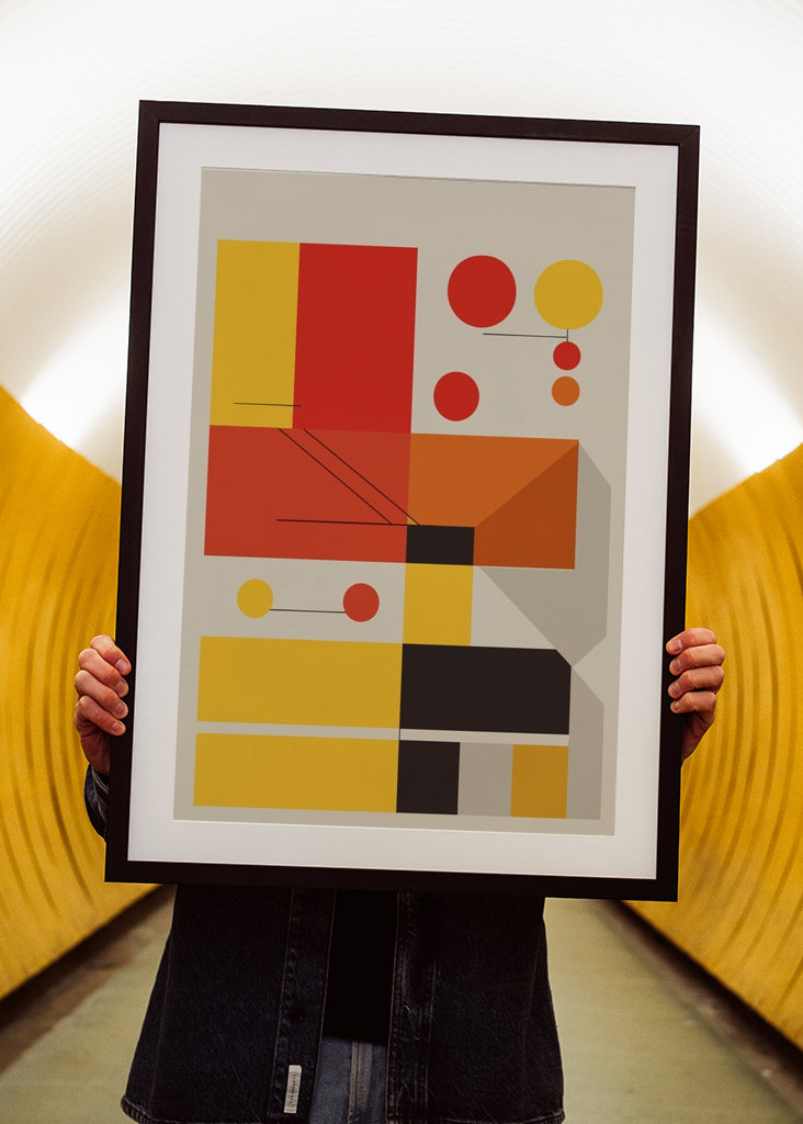 Formas abstractas de la Bauhaus