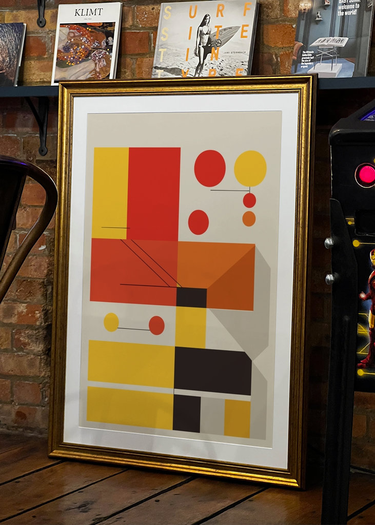 Formas abstractas de la Bauhaus