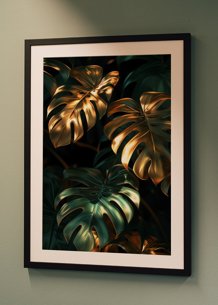 Monstera plátkové zlato