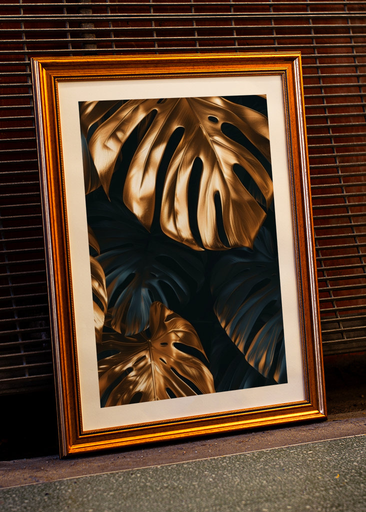 Monstera plátkové zlato