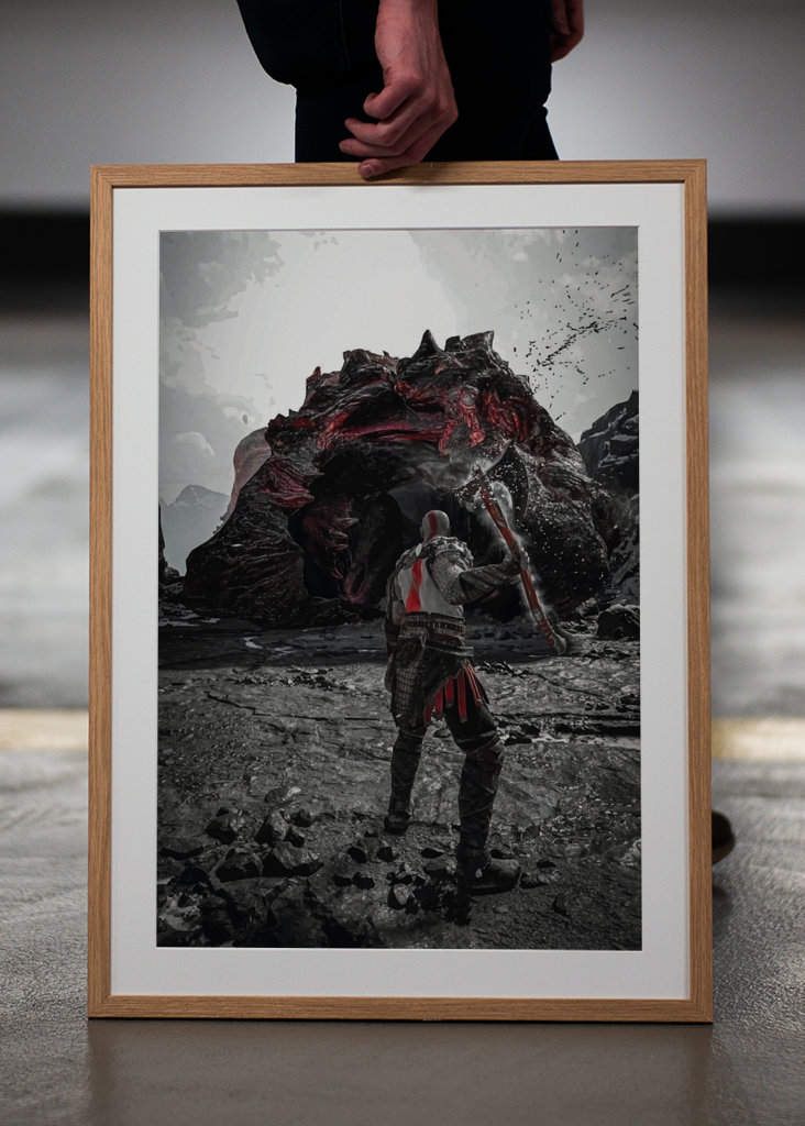 Kratos Vs Dinosaur God Of War