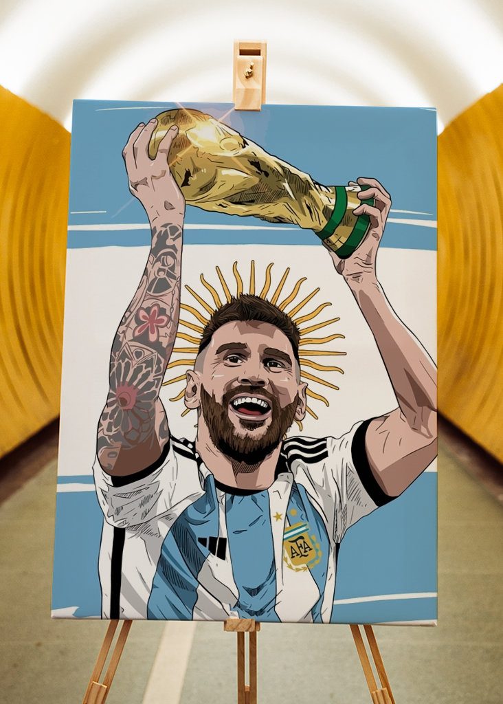 Lionel Messi - Pop Art