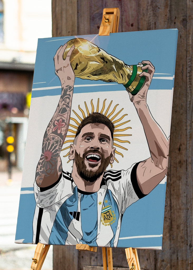 Lionel Messi - Pop Art
