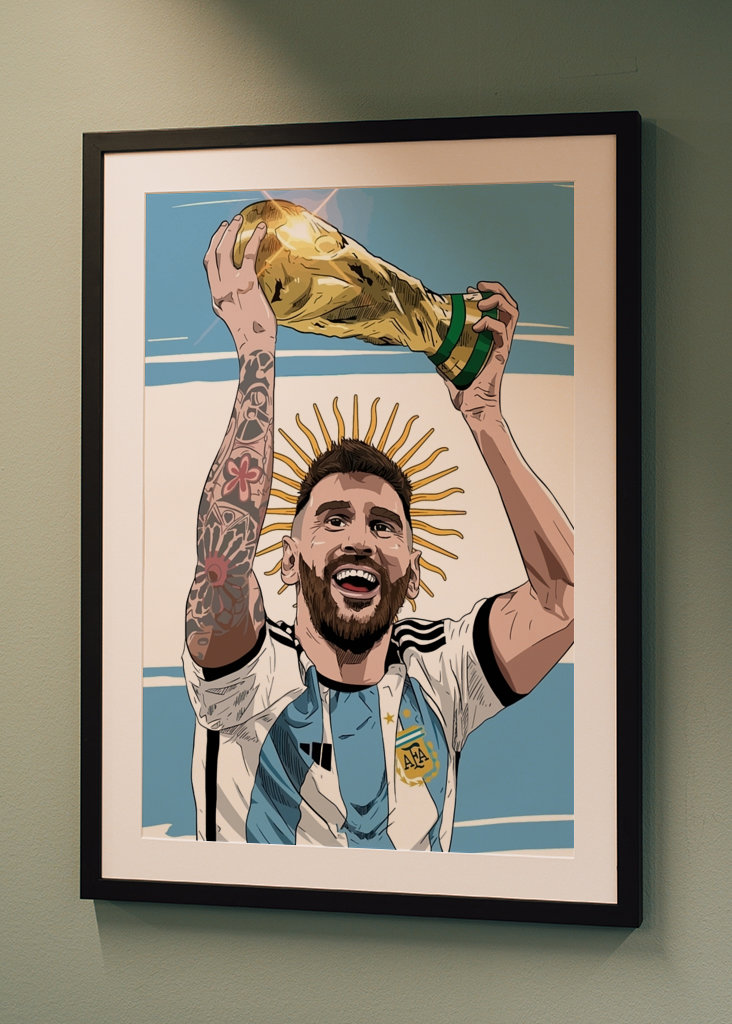 Lionel Messi - Pop Art