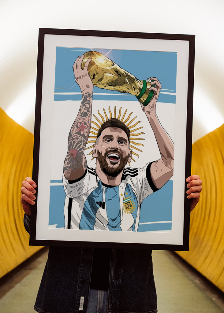 Lionel Messi - Pop Art