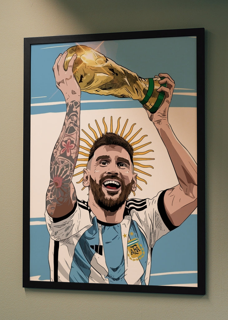 Lionel Messi - Pop Art