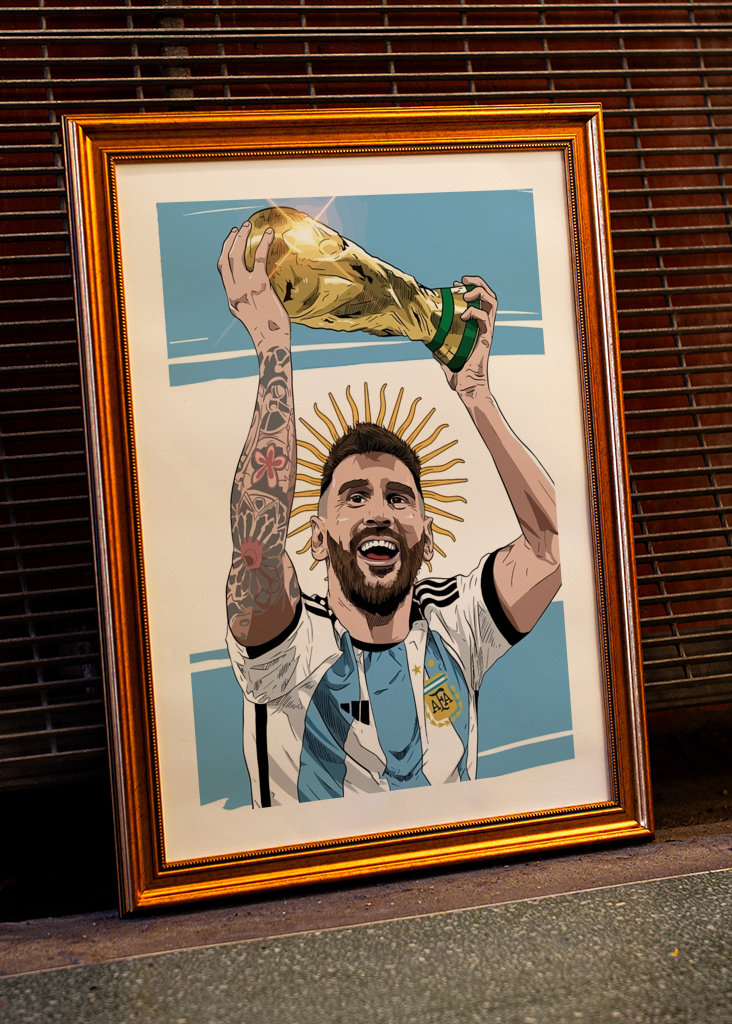 Lionel Messi - Pop Art