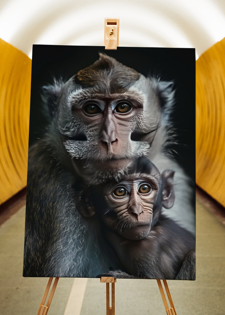 Monkey Animal Familie