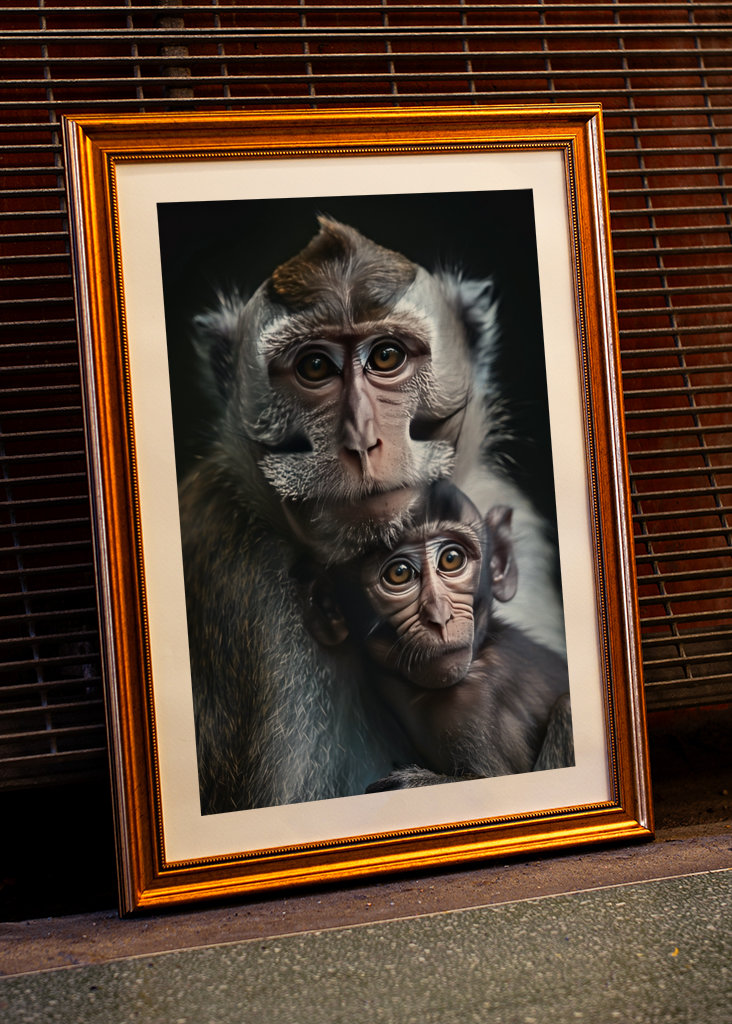 Monkey Animal Familie