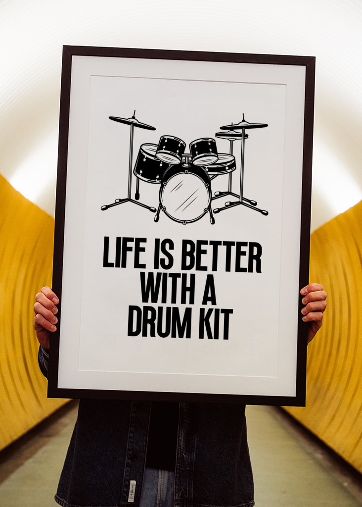 Het leven is beter met een drumstel
