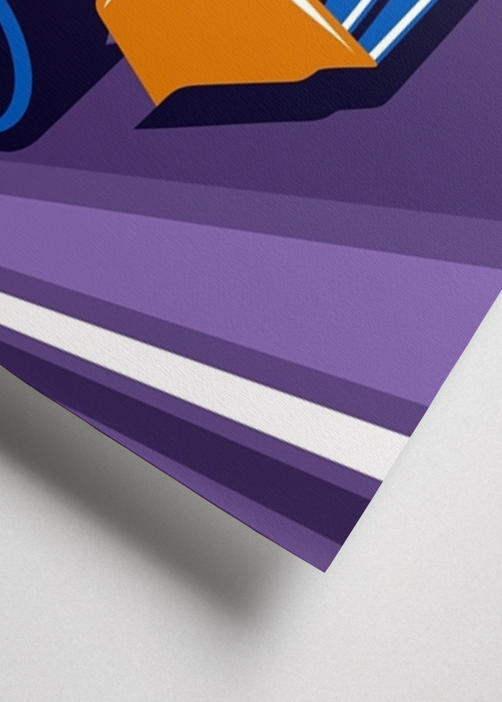 Oranžové závodní auto