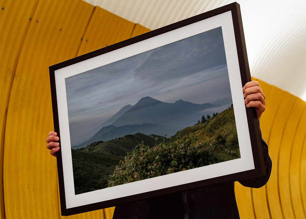 Prau-bjerget i Indonesien