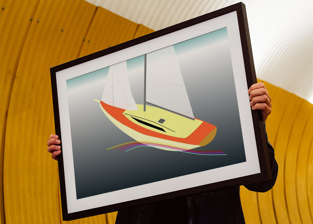 Segeln auf der Welle