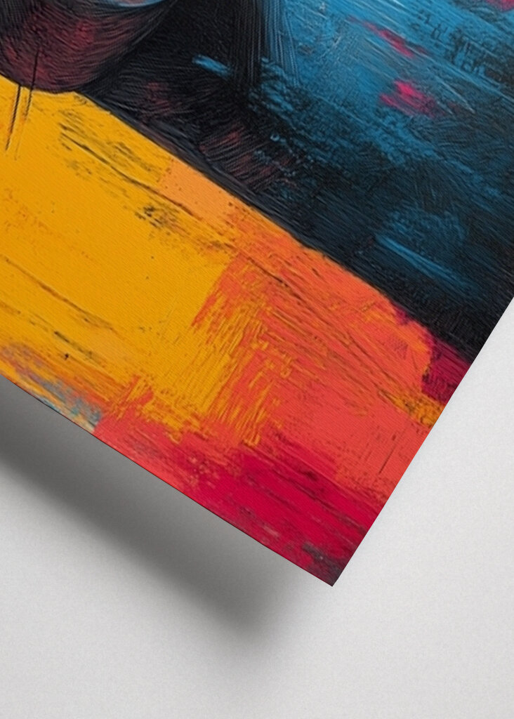 Alpaca con sombrero en estilo pop art