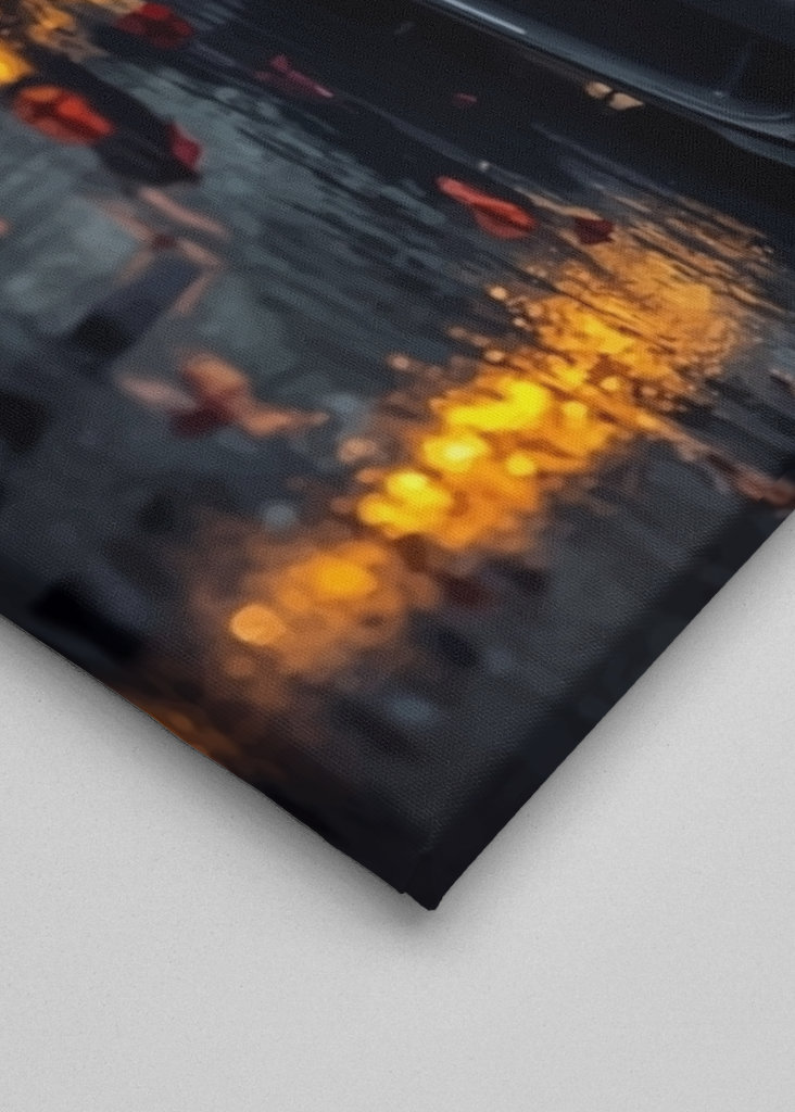 Porsche 911 op regenachtige dag