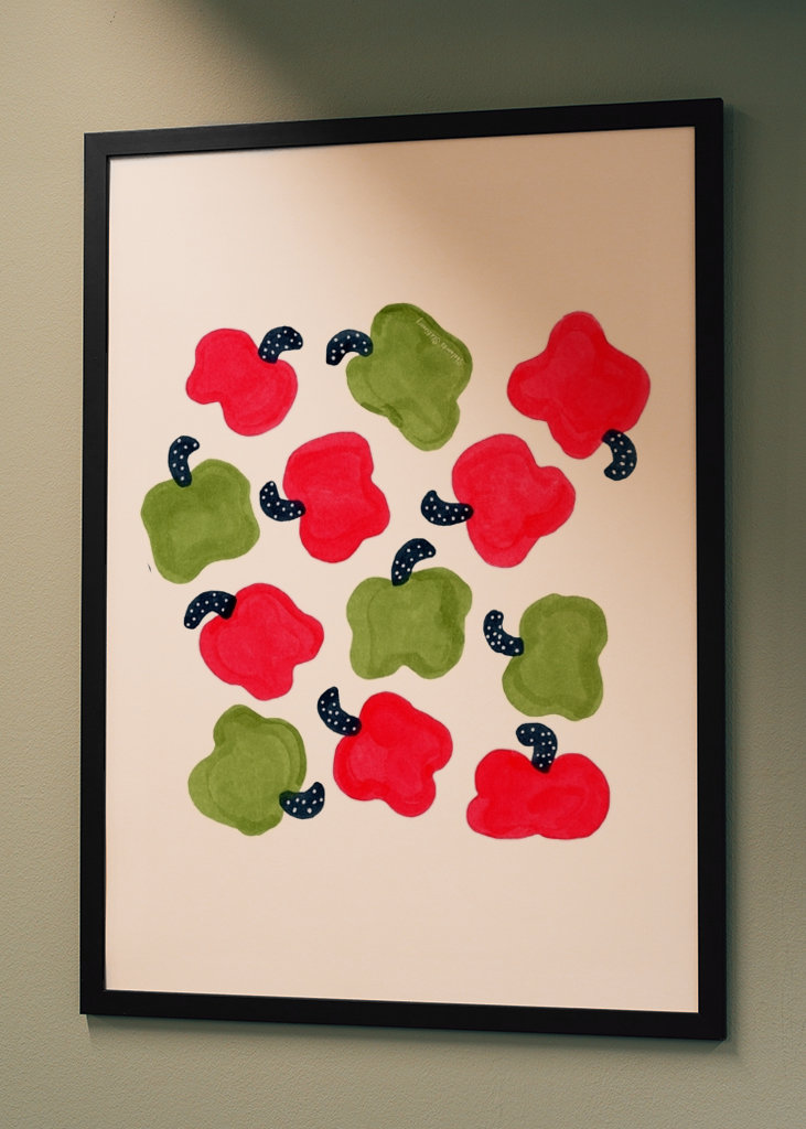 Červená a zelená paprika