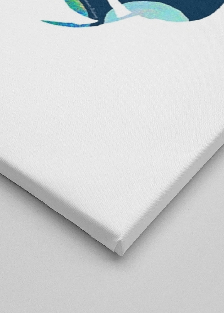 Wzór koła Gruszki Niebieski