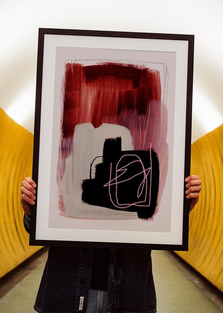 Abstraktní tahy štětcem 132