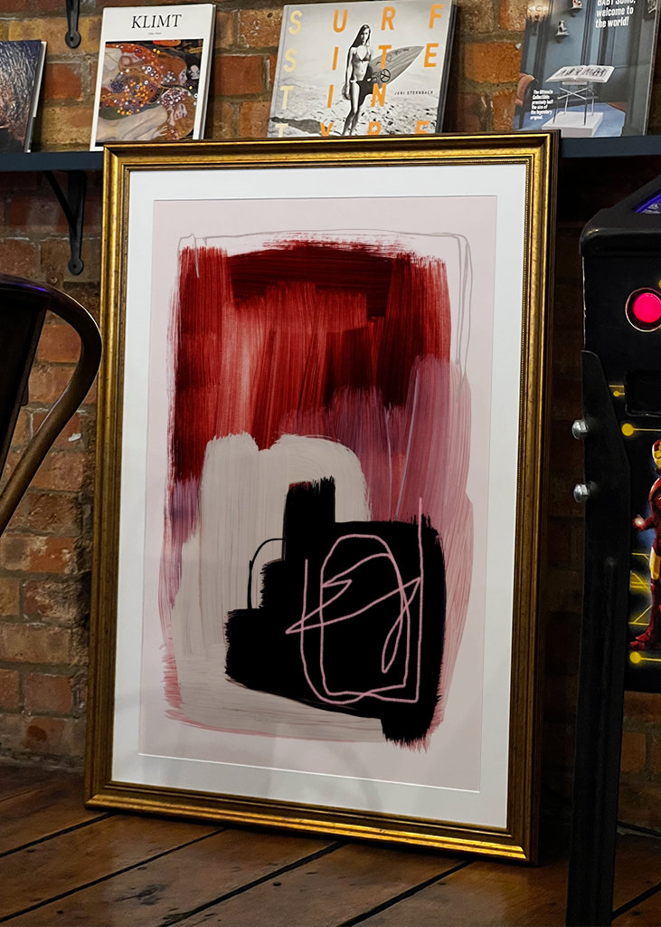 Abstraktní tahy štětcem 132