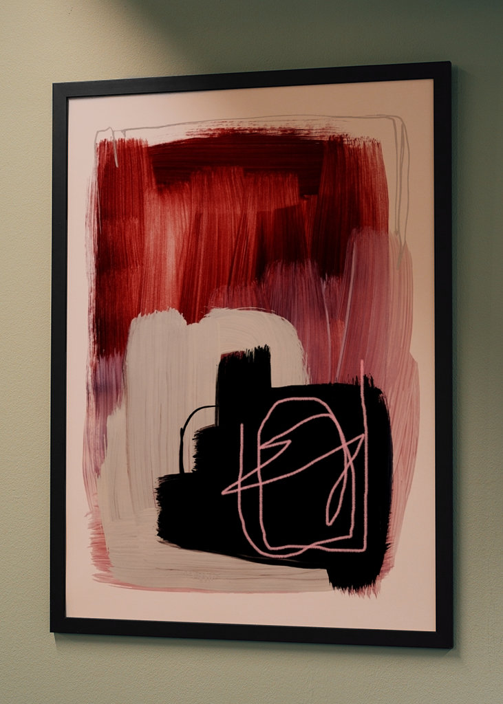 Abstraktní tahy štětcem 132