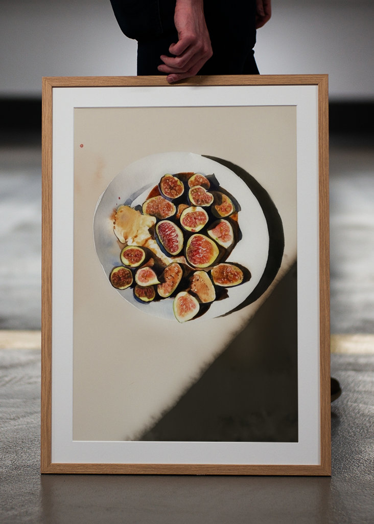 Figues sur une assiette