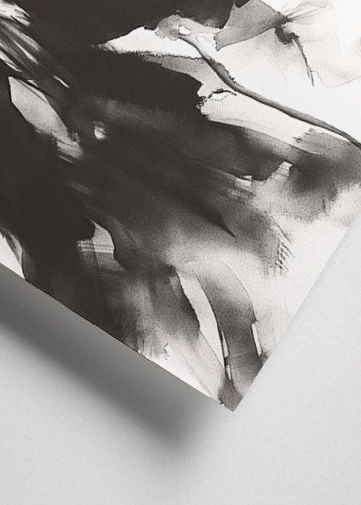 Inkoustová malba Ježíše Krista