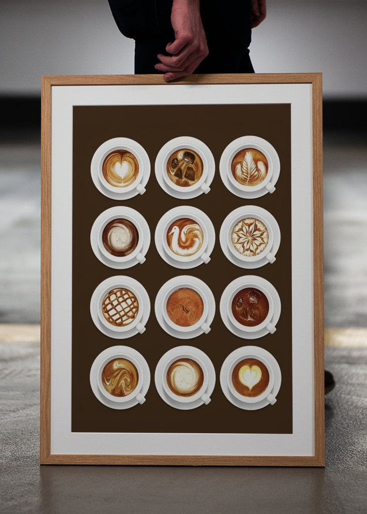 Art Presentasjon kaffe