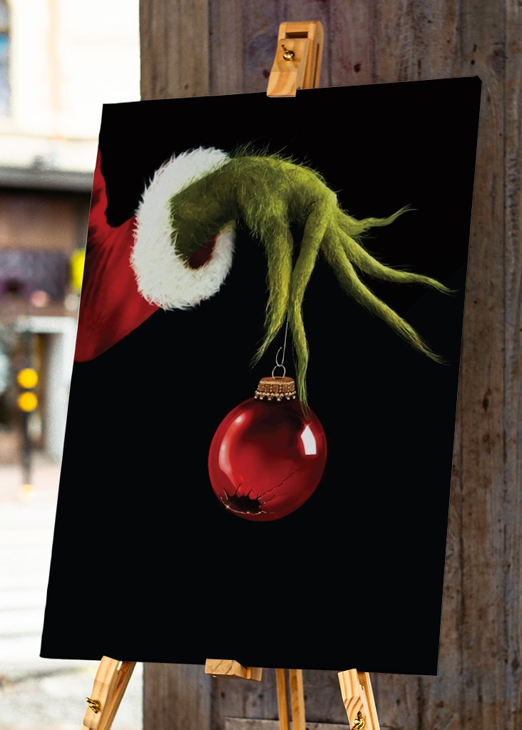 Ruční stromeček s míčem Vánoce