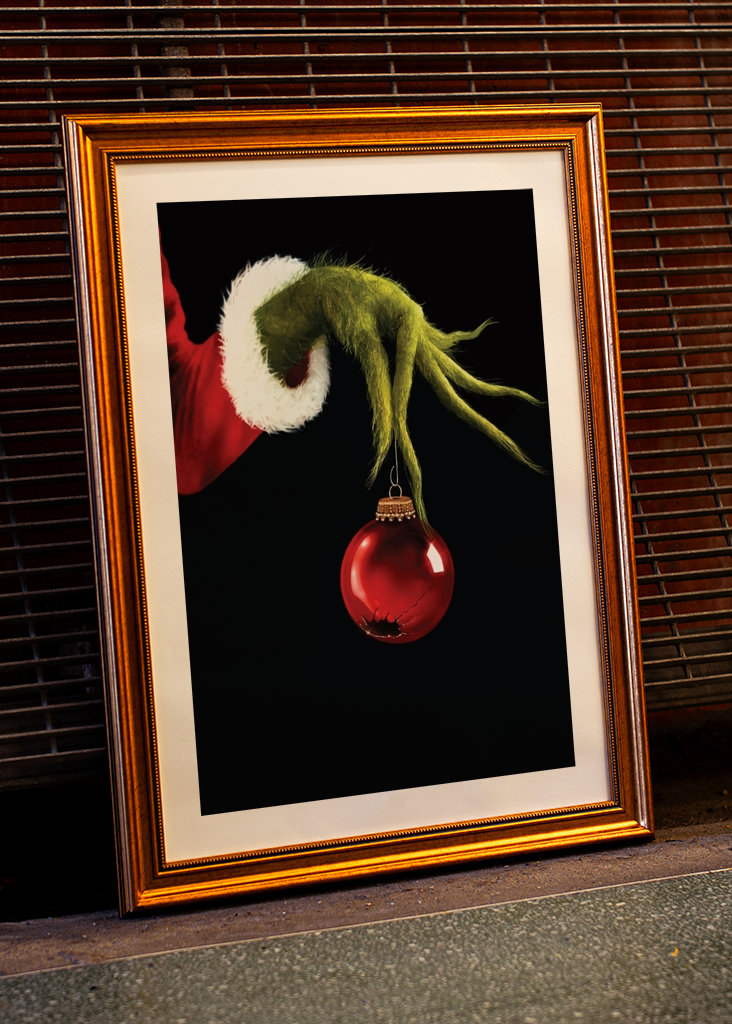 Ruční stromeček s míčem Vánoce