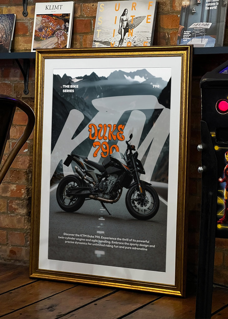 KTM DUKE 790 Poster 